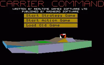 Carrier Command screen shot title